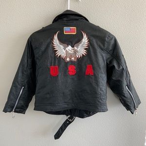 Outdoor Habitat USA Kids Faux Leather Jacket